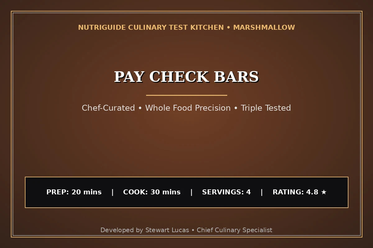 Pay Check Bars