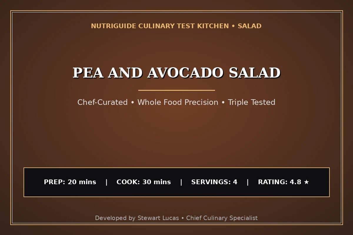 Pea And Avocado Salad
