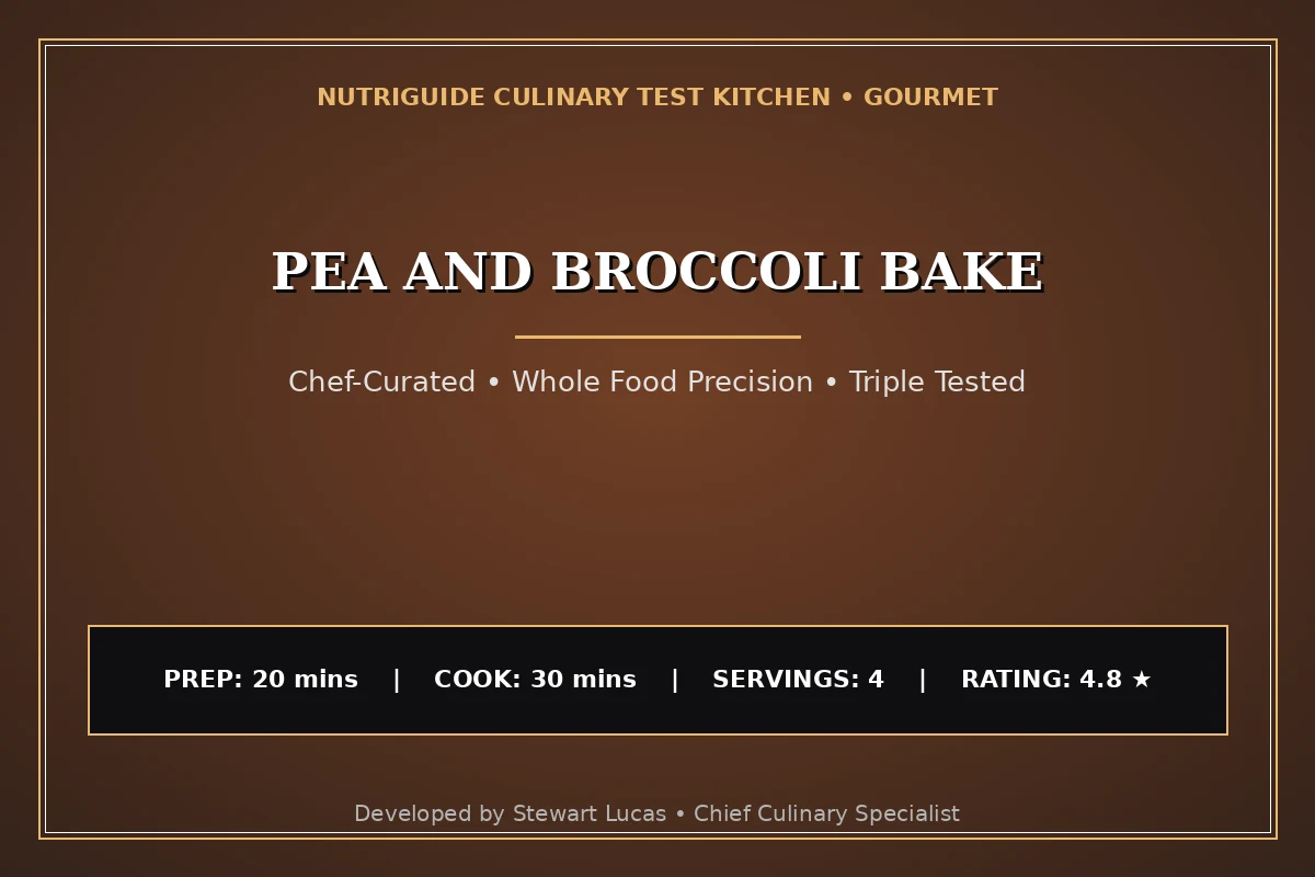 Pea And Broccoli Bake