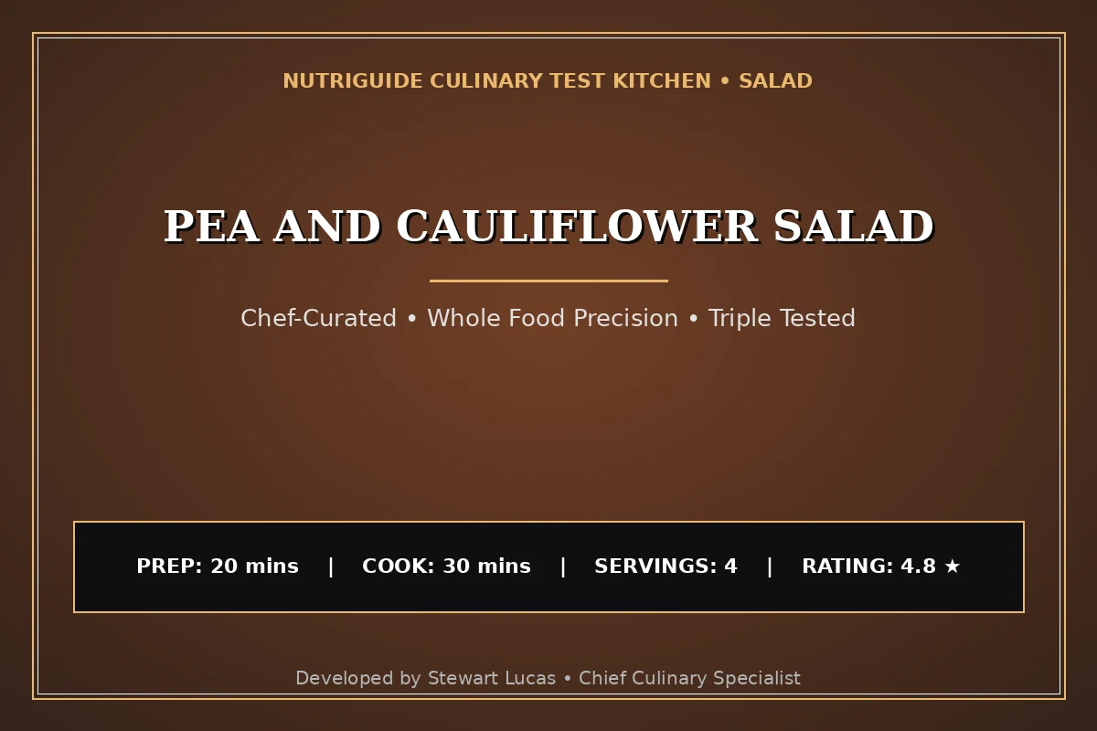 Pea And Cauliflower Salad