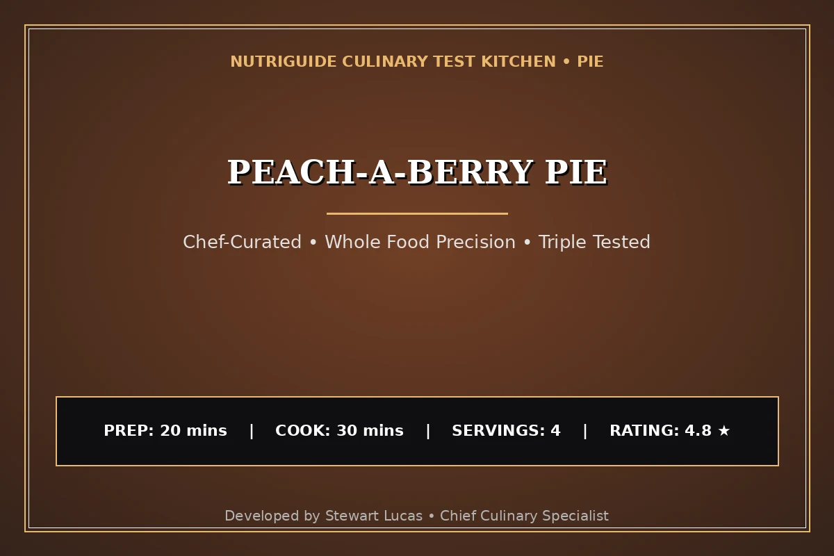 Peach-A-Berry Pie