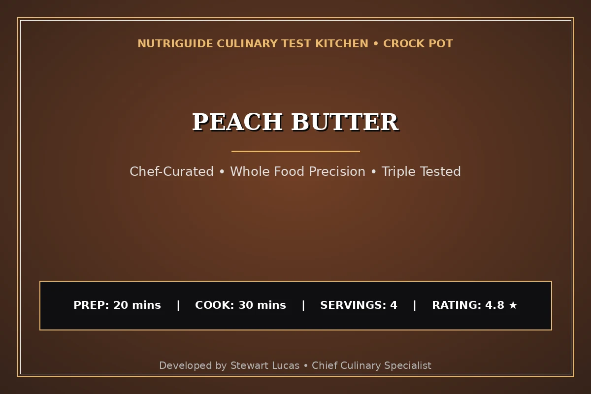 Peach Butter