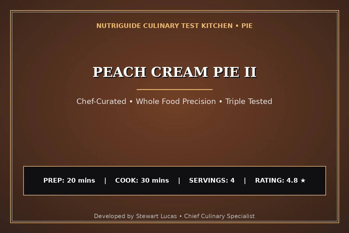 Peach Cream Pie Ii