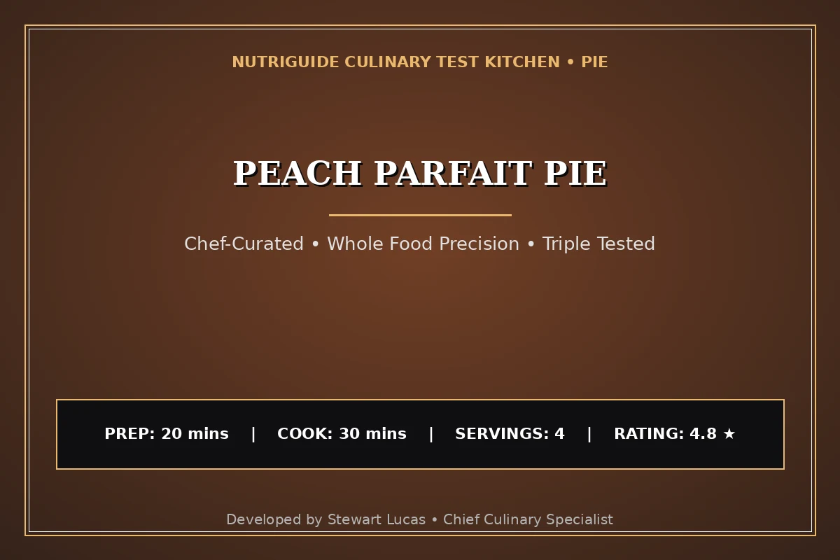 Peach Parfait Pie