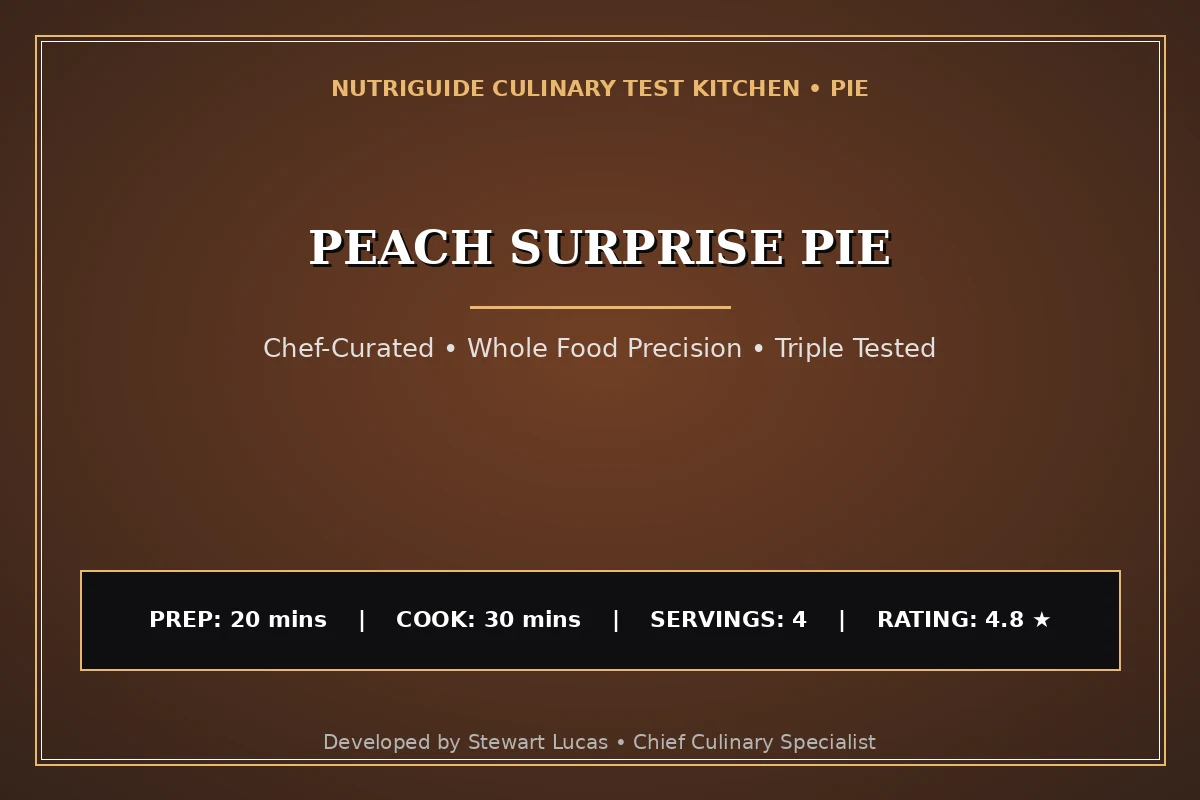 Peach Surprise Pie