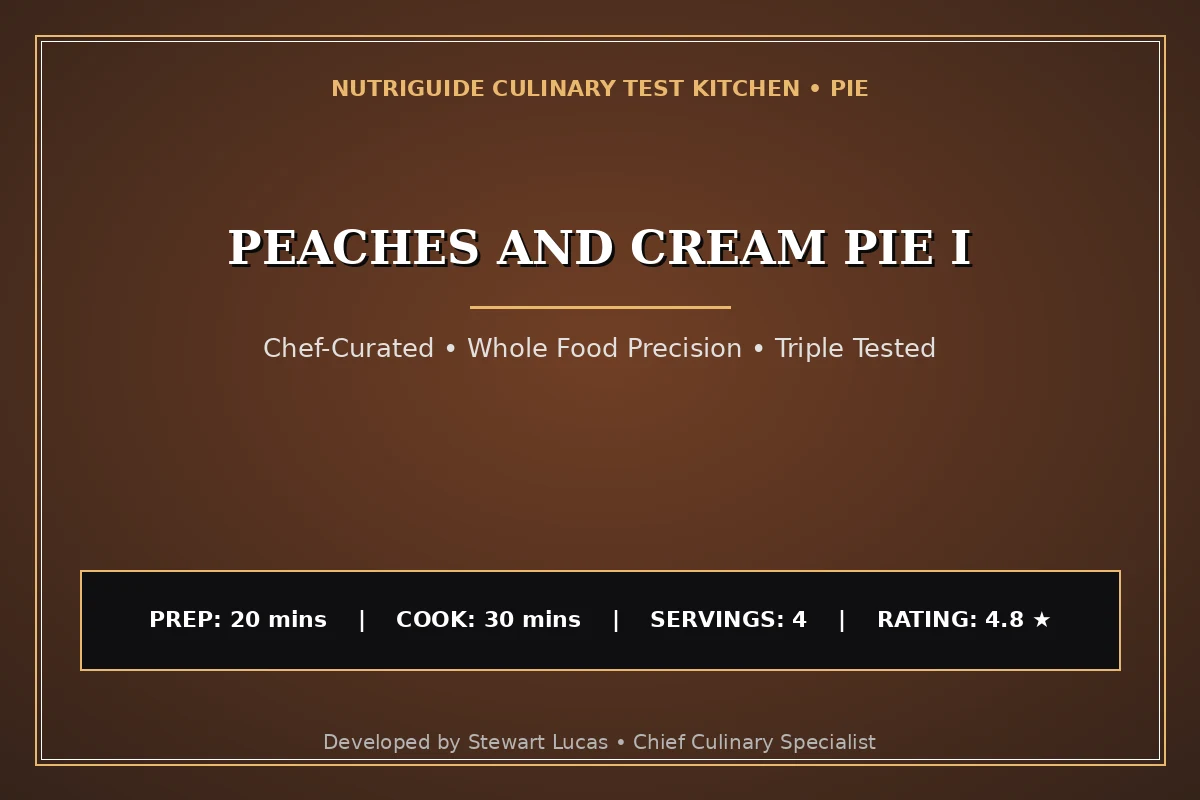 Peaches And Cream Pie I
