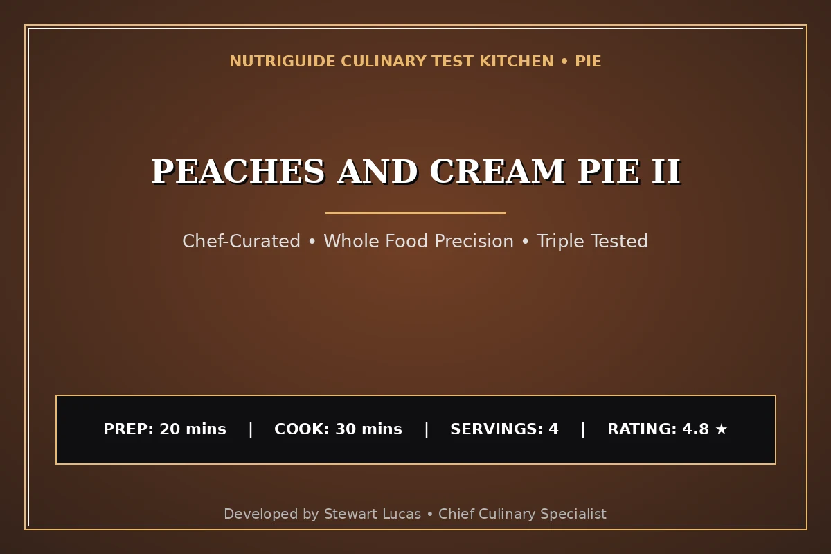 Peaches And Cream Pie Ii