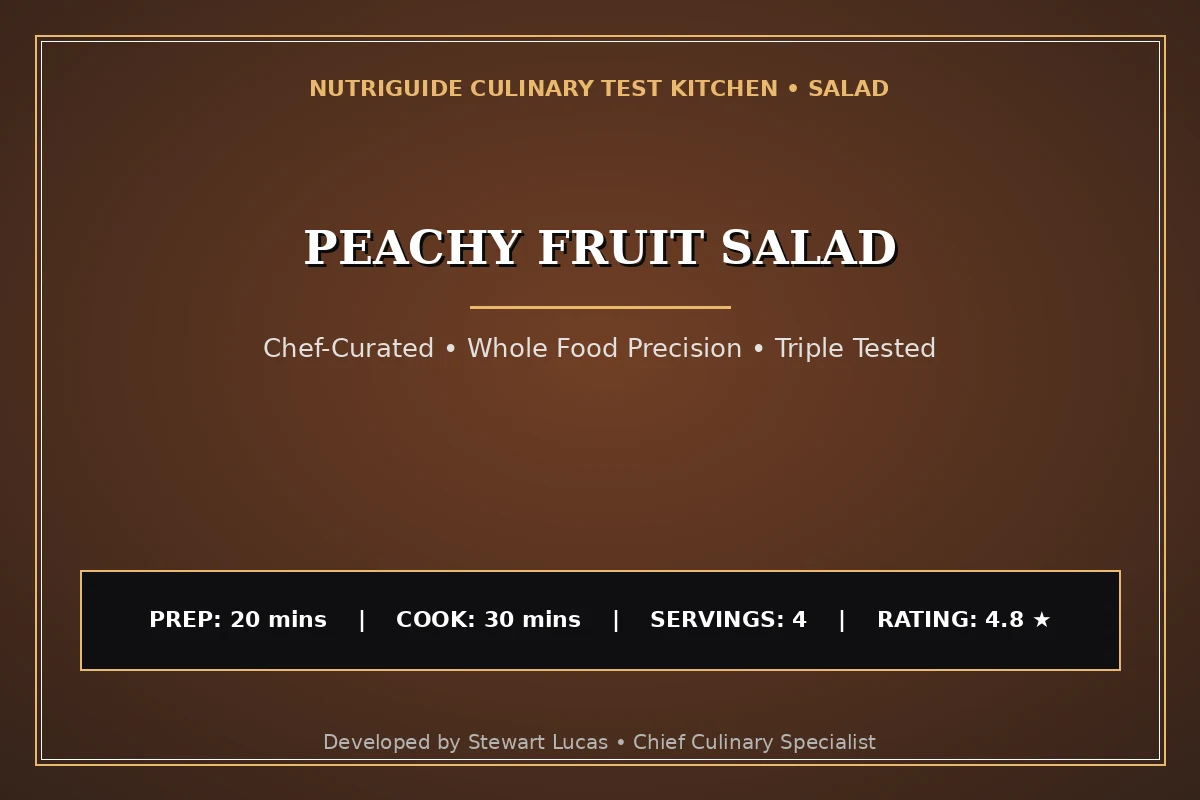 Peachy Fruit Salad