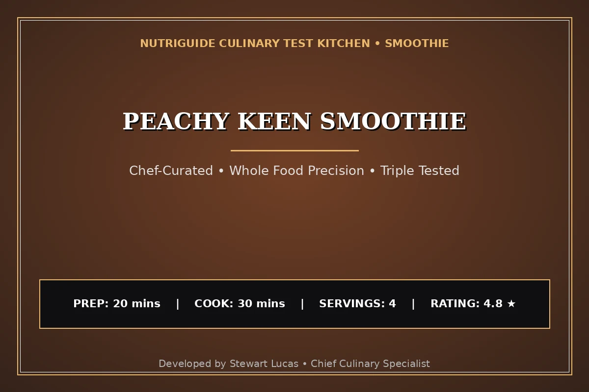 Peachy Keen Smoothie