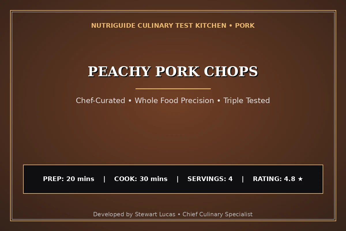 Peachy Pork Chops