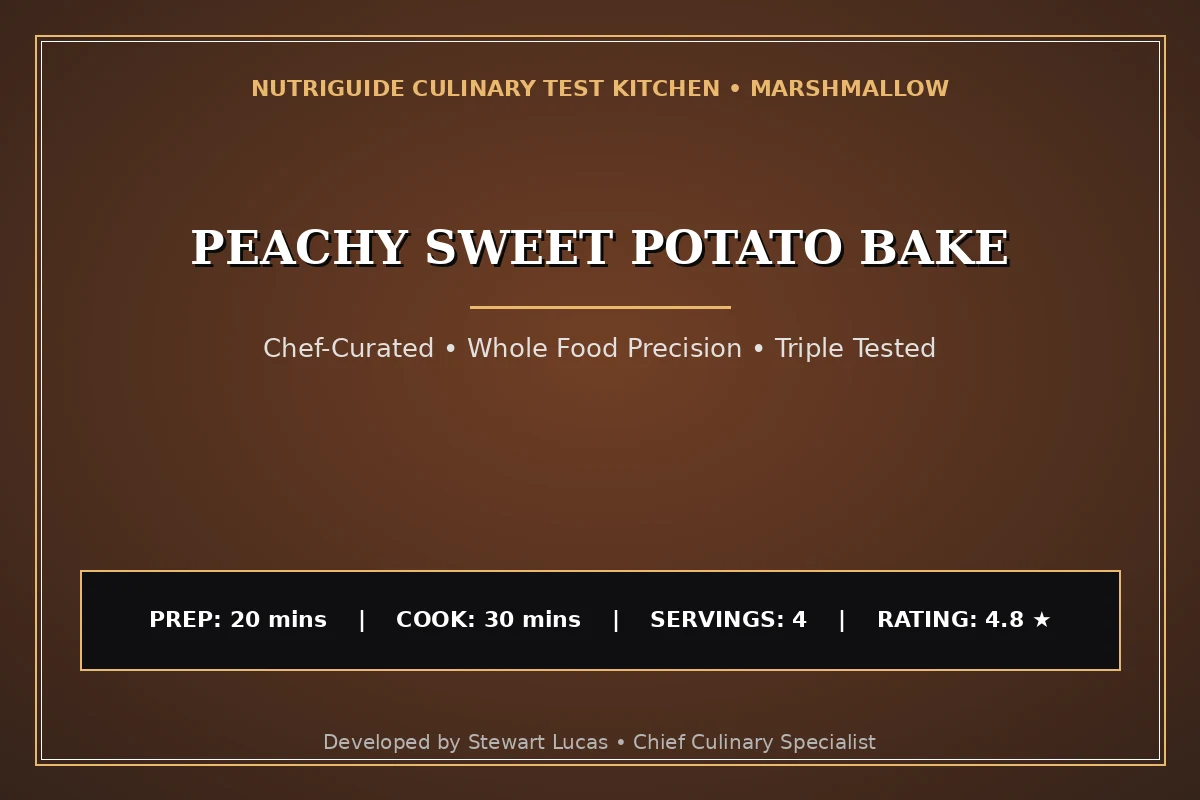 Peachy Sweet Potato Bake