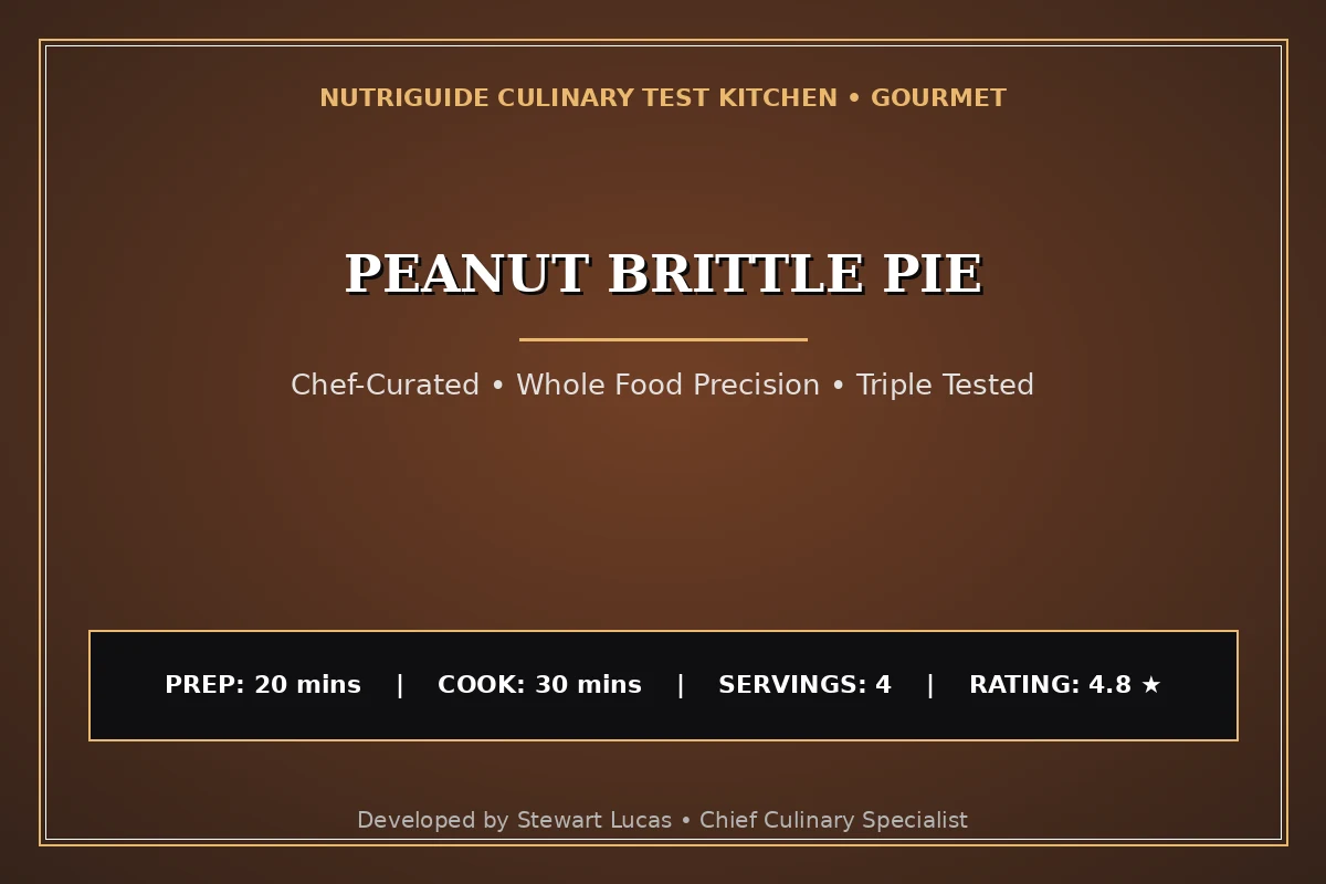 Peanut Brittle Pie