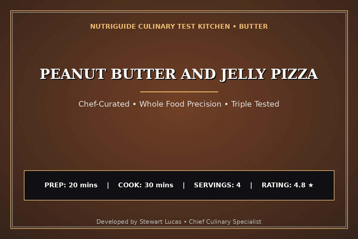 Peanut Butter And Jelly Pizza