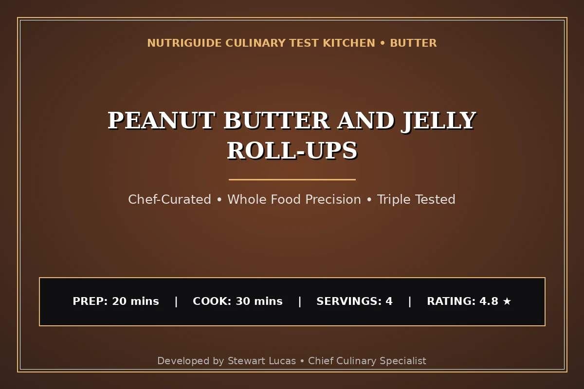 Peanut Butter And Jelly Roll-Ups