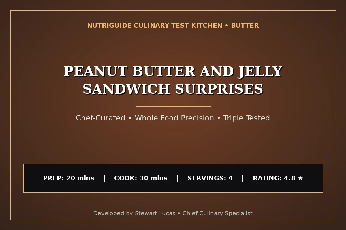 Peanut Butter And Jelly Sandwich Surprises
