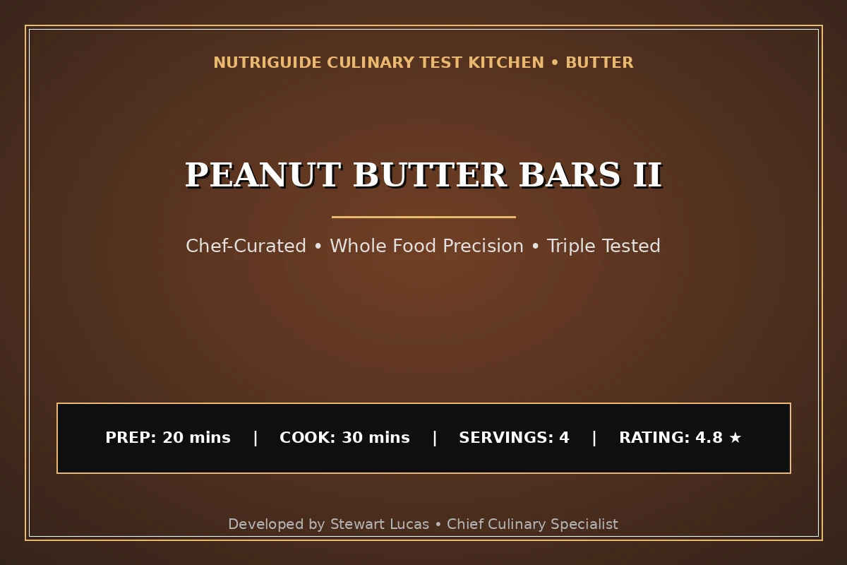 Peanut Butter Bars Ii