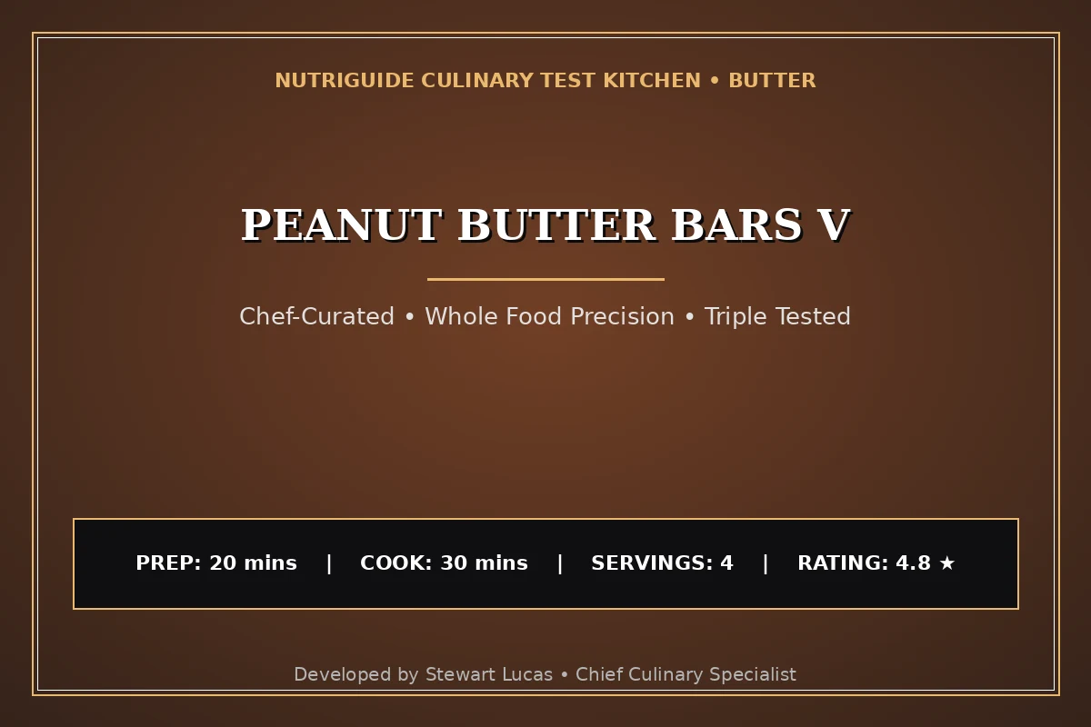 Peanut Butter Bars V