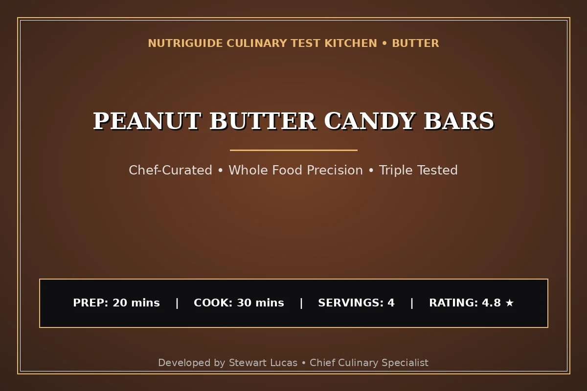 Peanut Butter Candy Bars