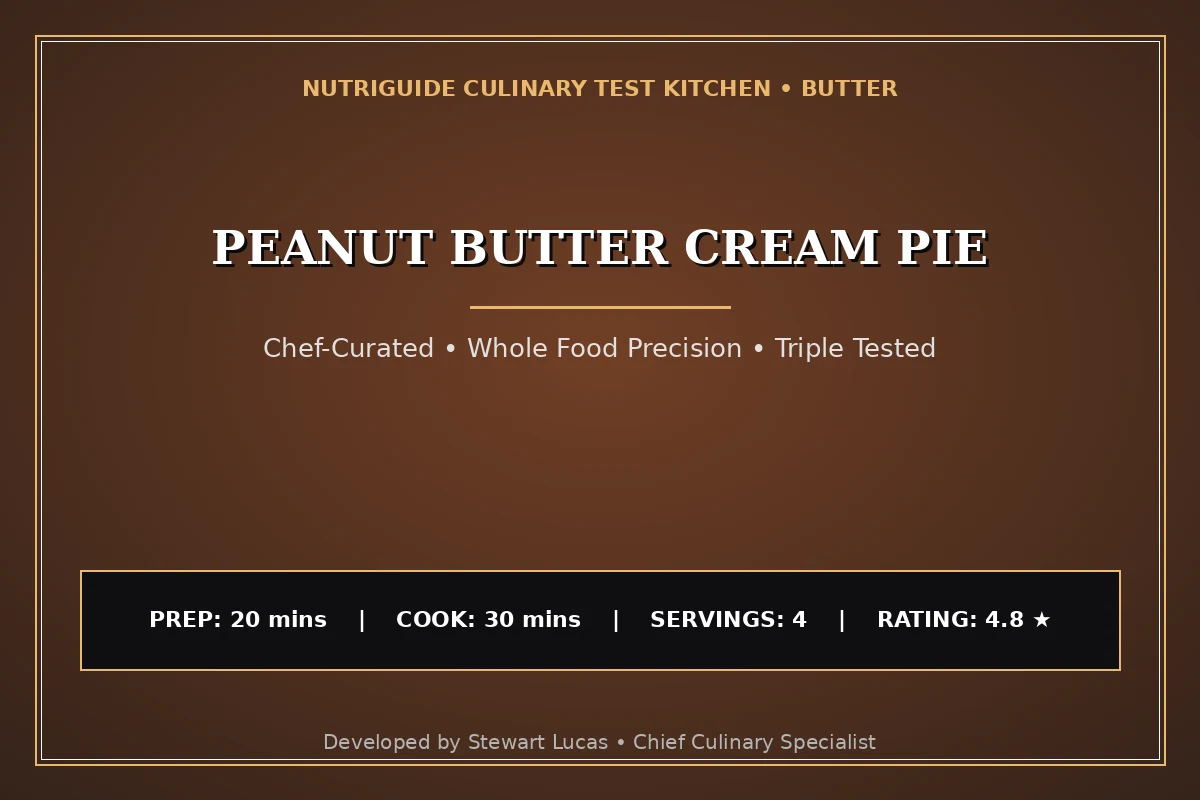 Peanut Butter Cream Pie