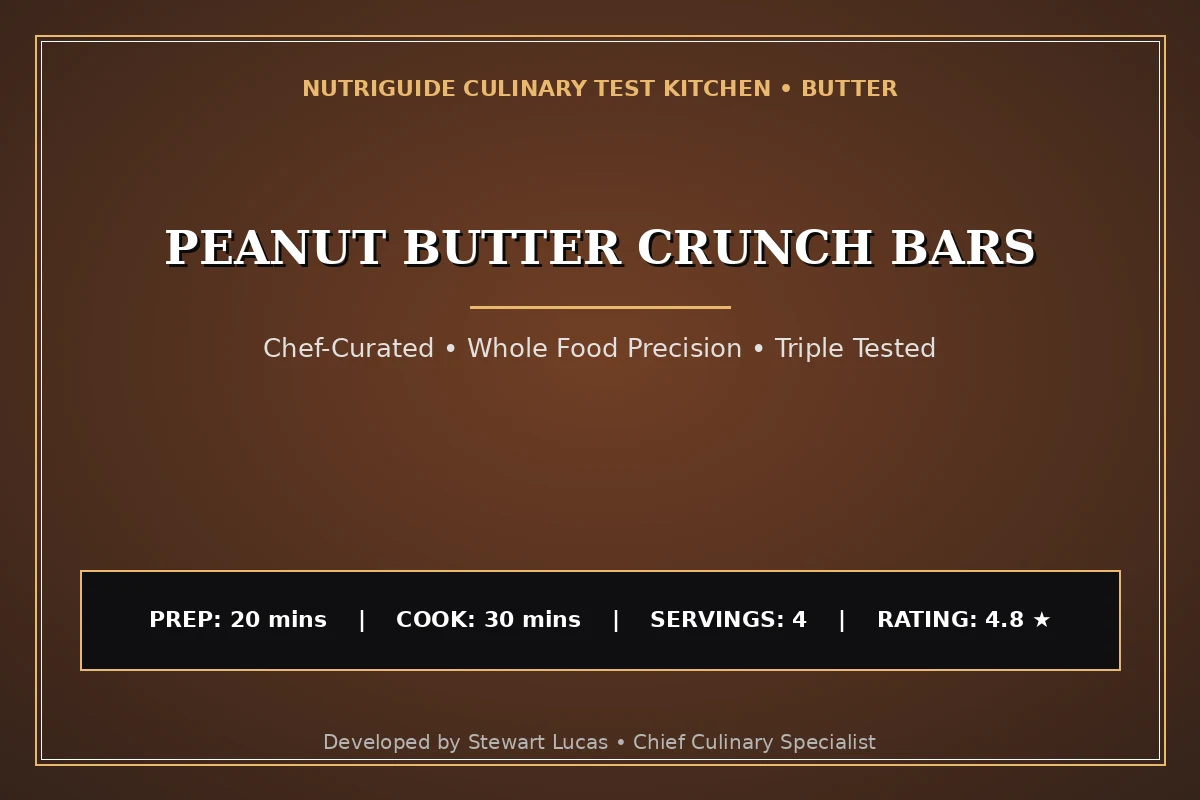 Peanut Butter Crunch Bars