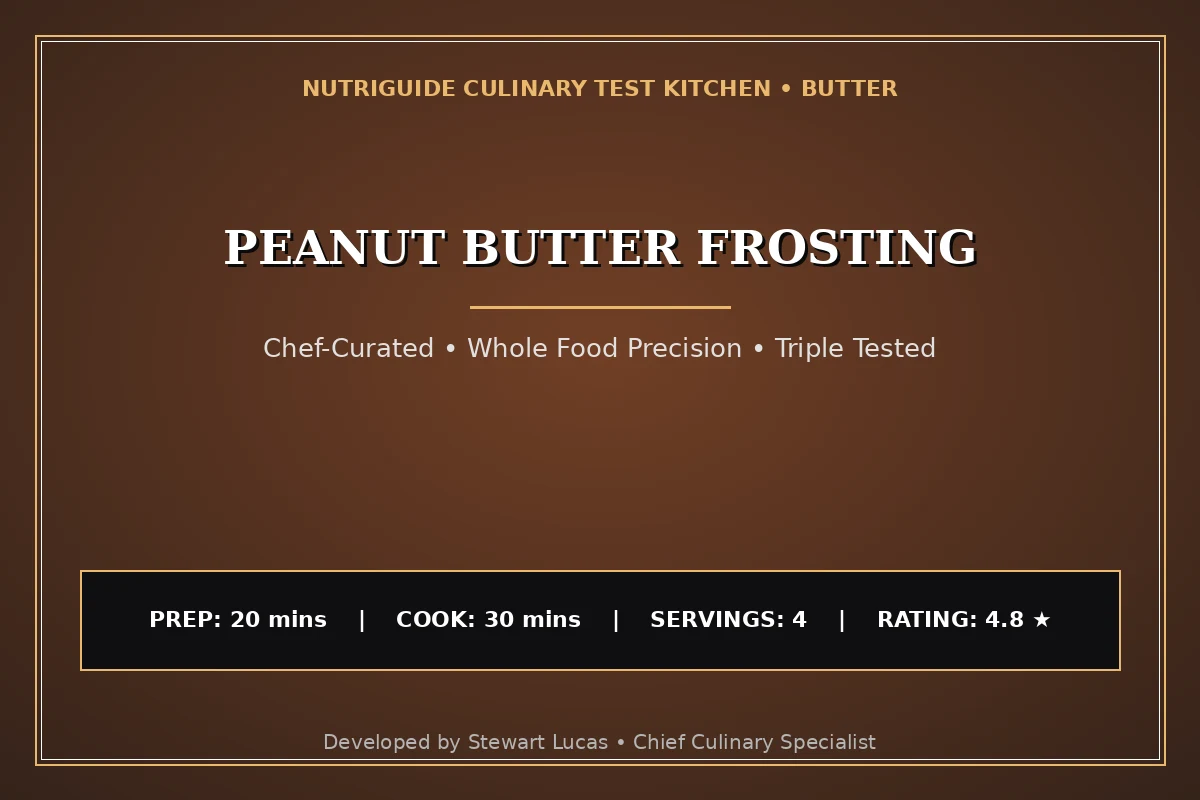 Peanut Butter Frosting