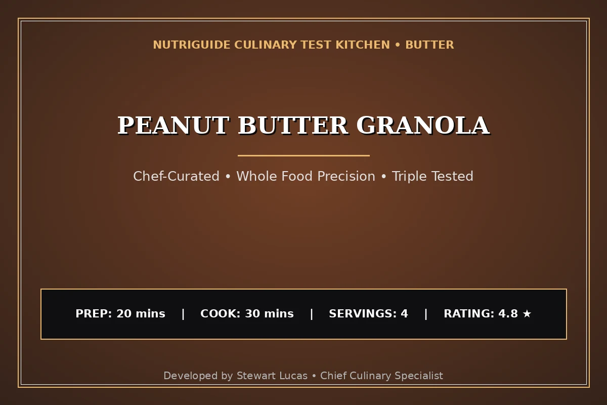 Peanut Butter Granola