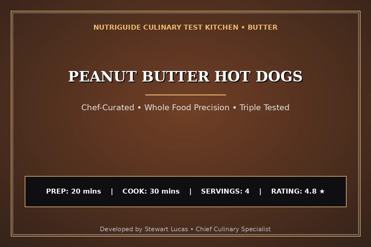 Peanut Butter Hot Dogs