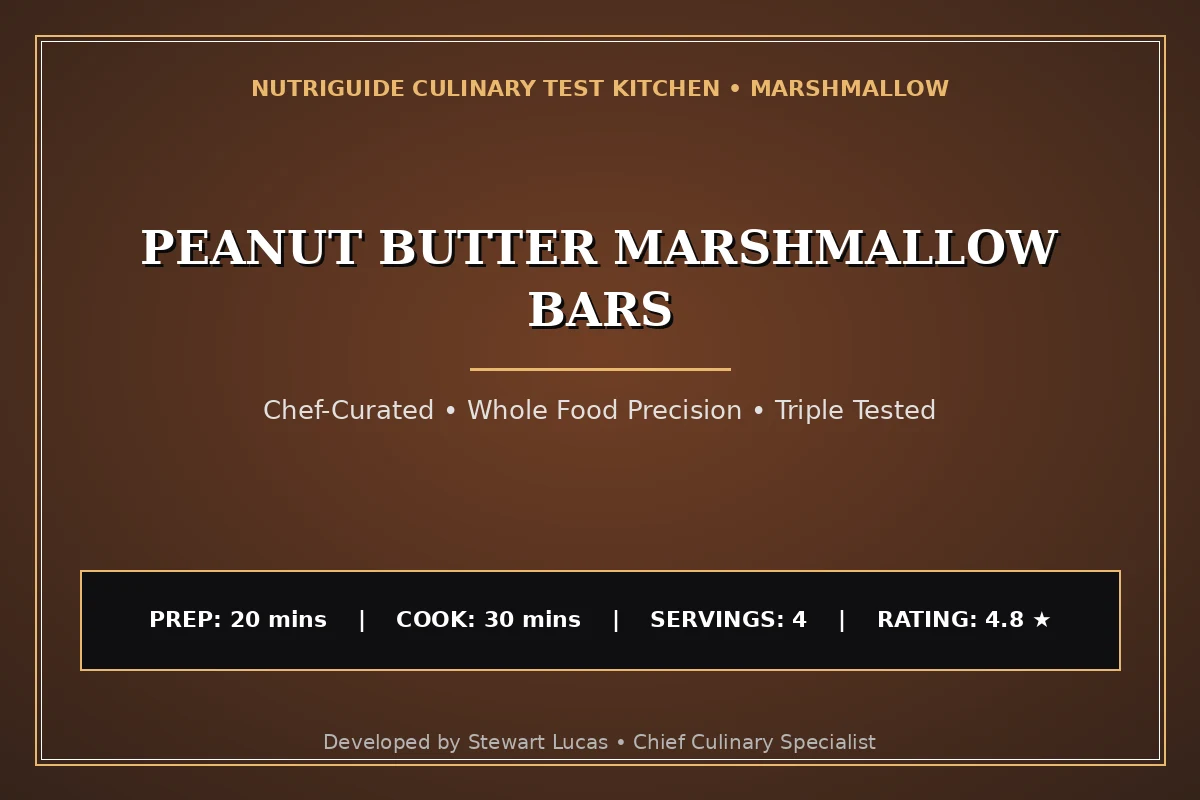 Peanut Butter Marshmallow Bars