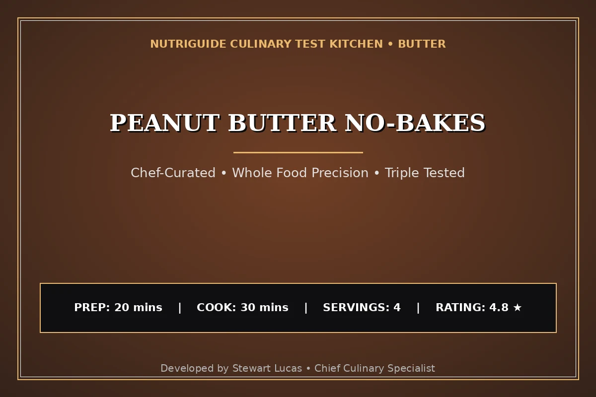 Peanut Butter No-Bakes
