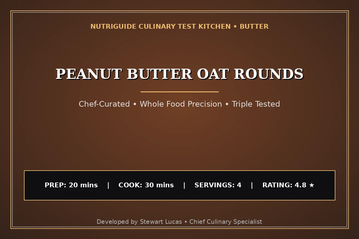 Peanut Butter Oat Rounds