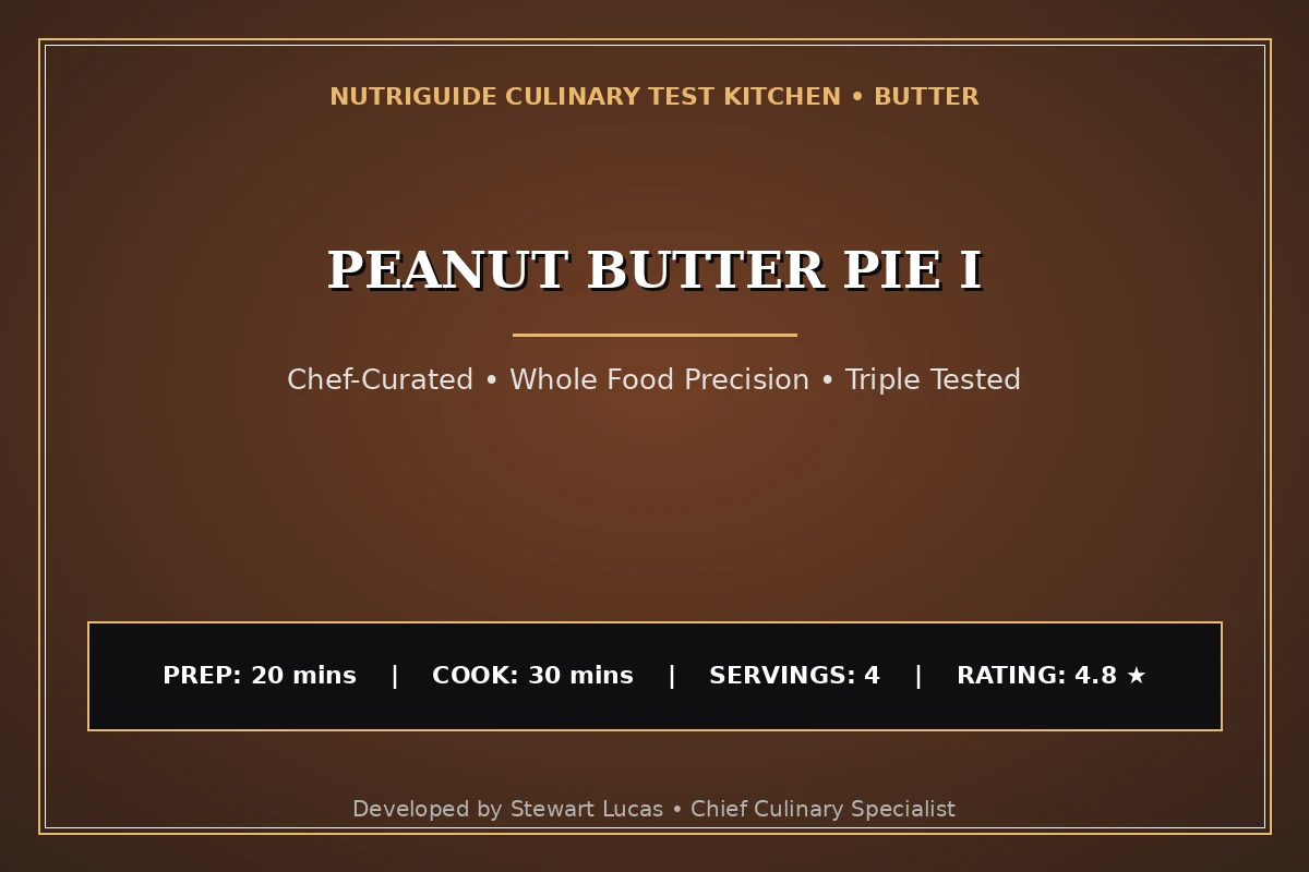Peanut Butter Pie I