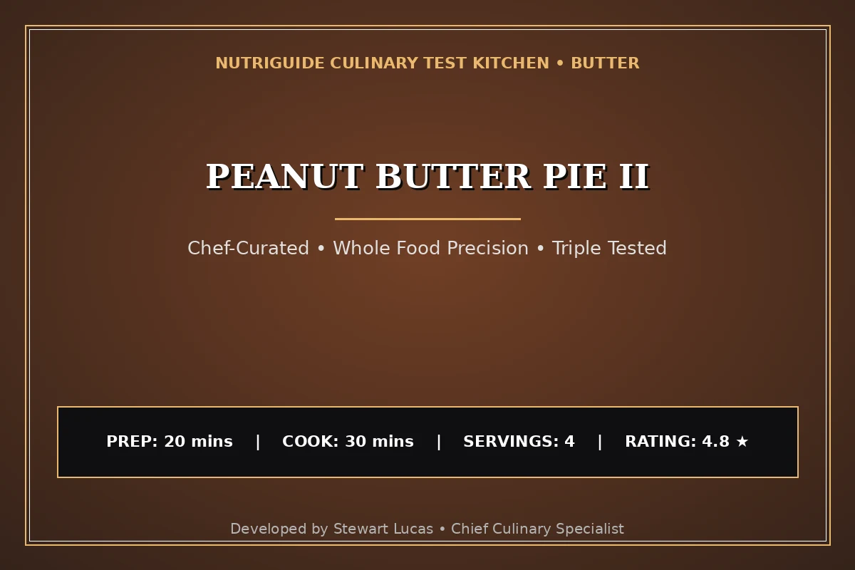 Peanut Butter Pie Ii