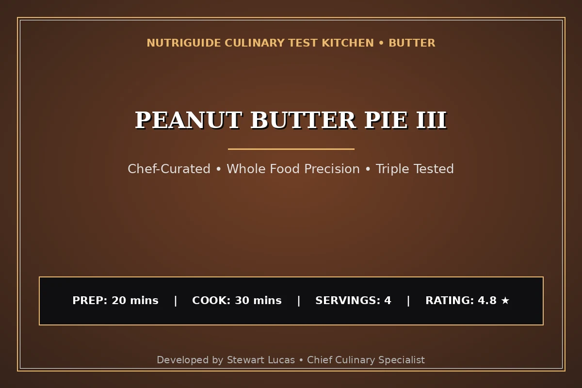 Peanut Butter Pie Iii