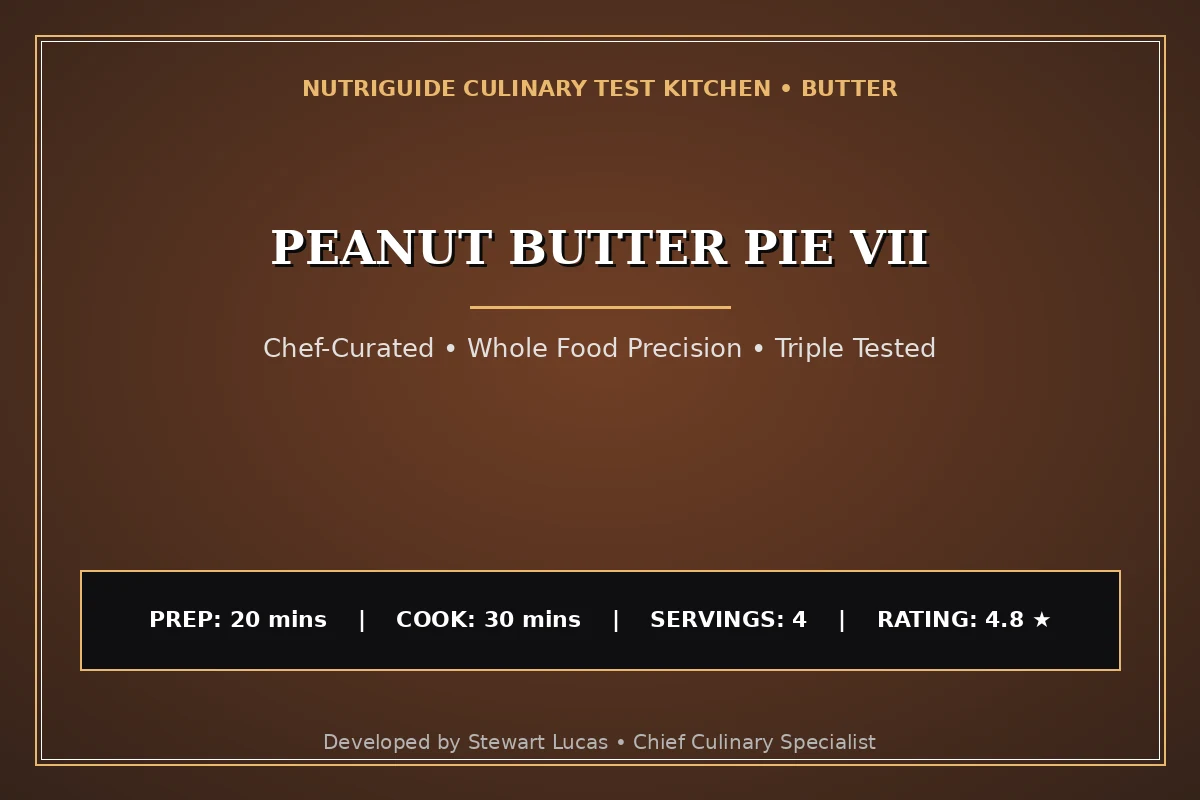 Peanut Butter Pie Vii