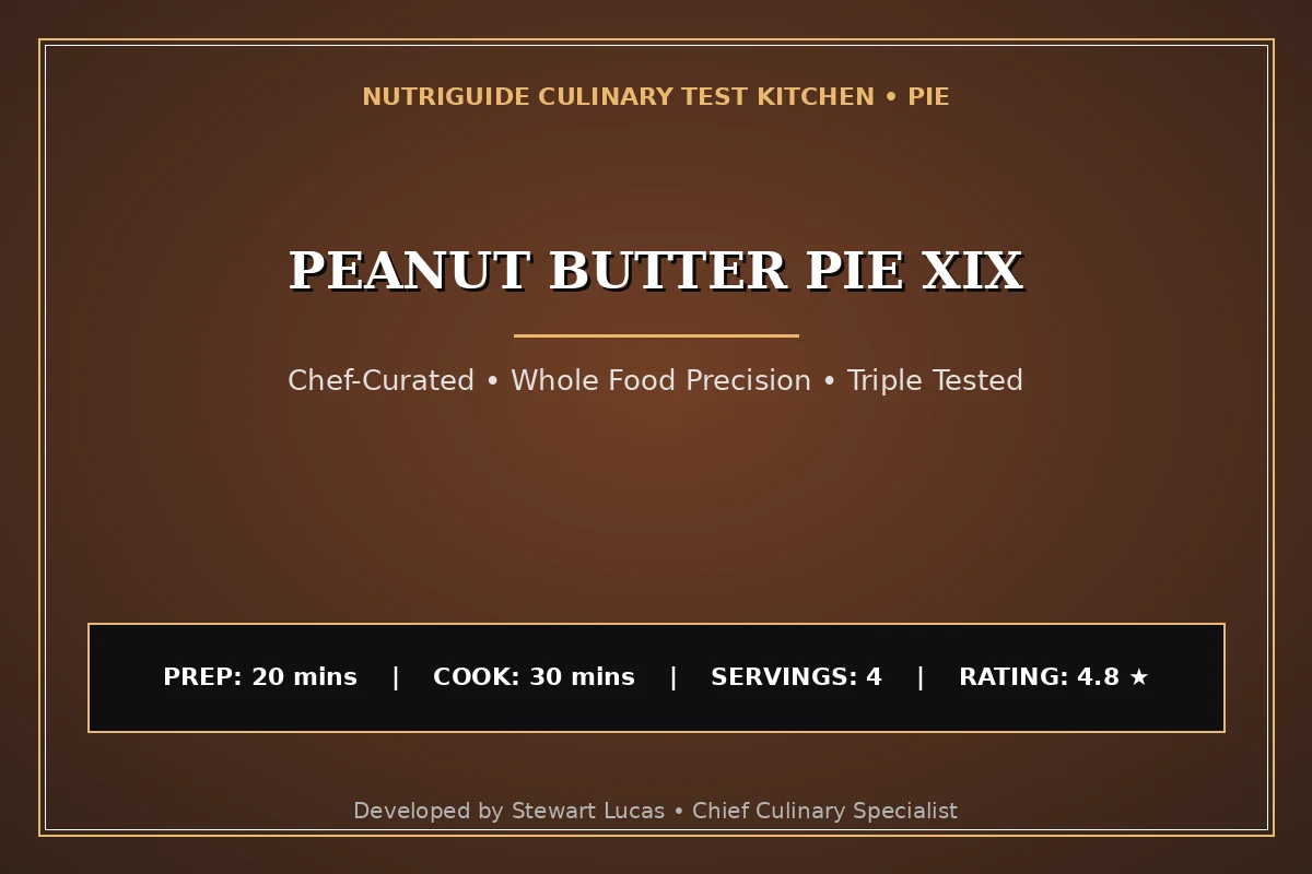 Peanut Butter Pie Xix