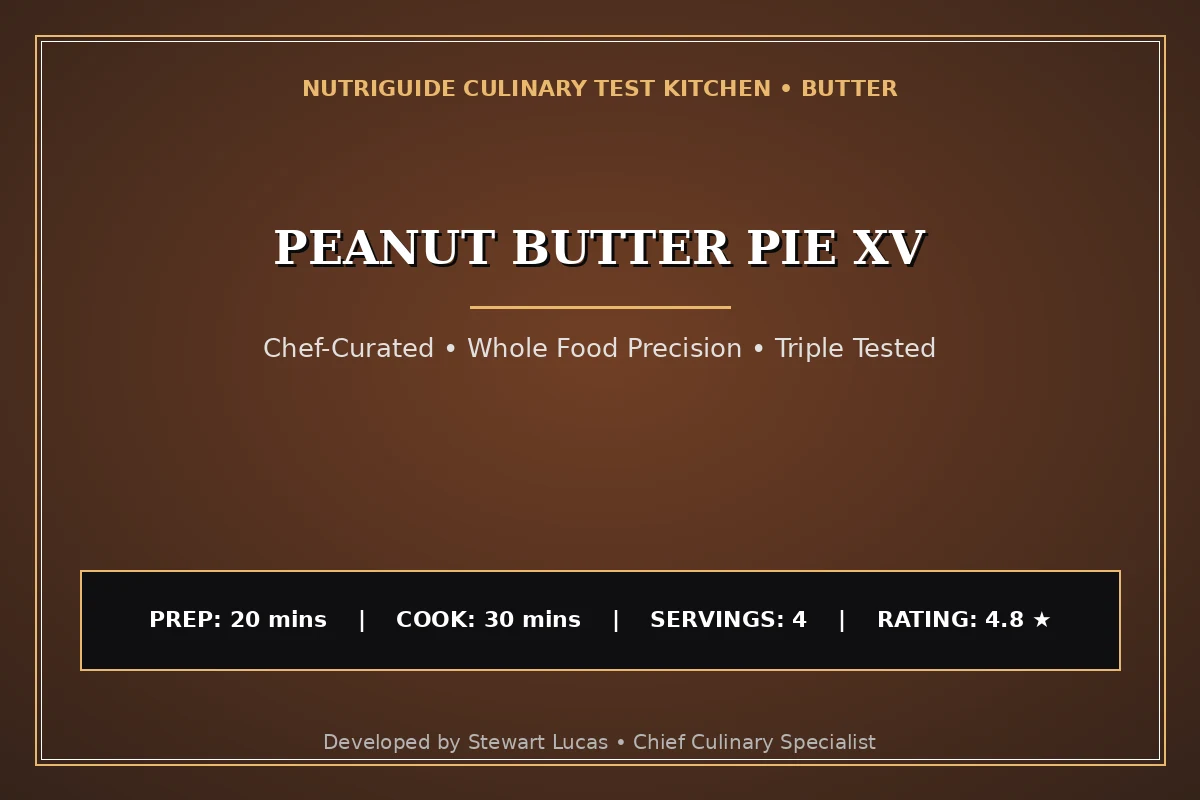 Peanut Butter Pie Xv