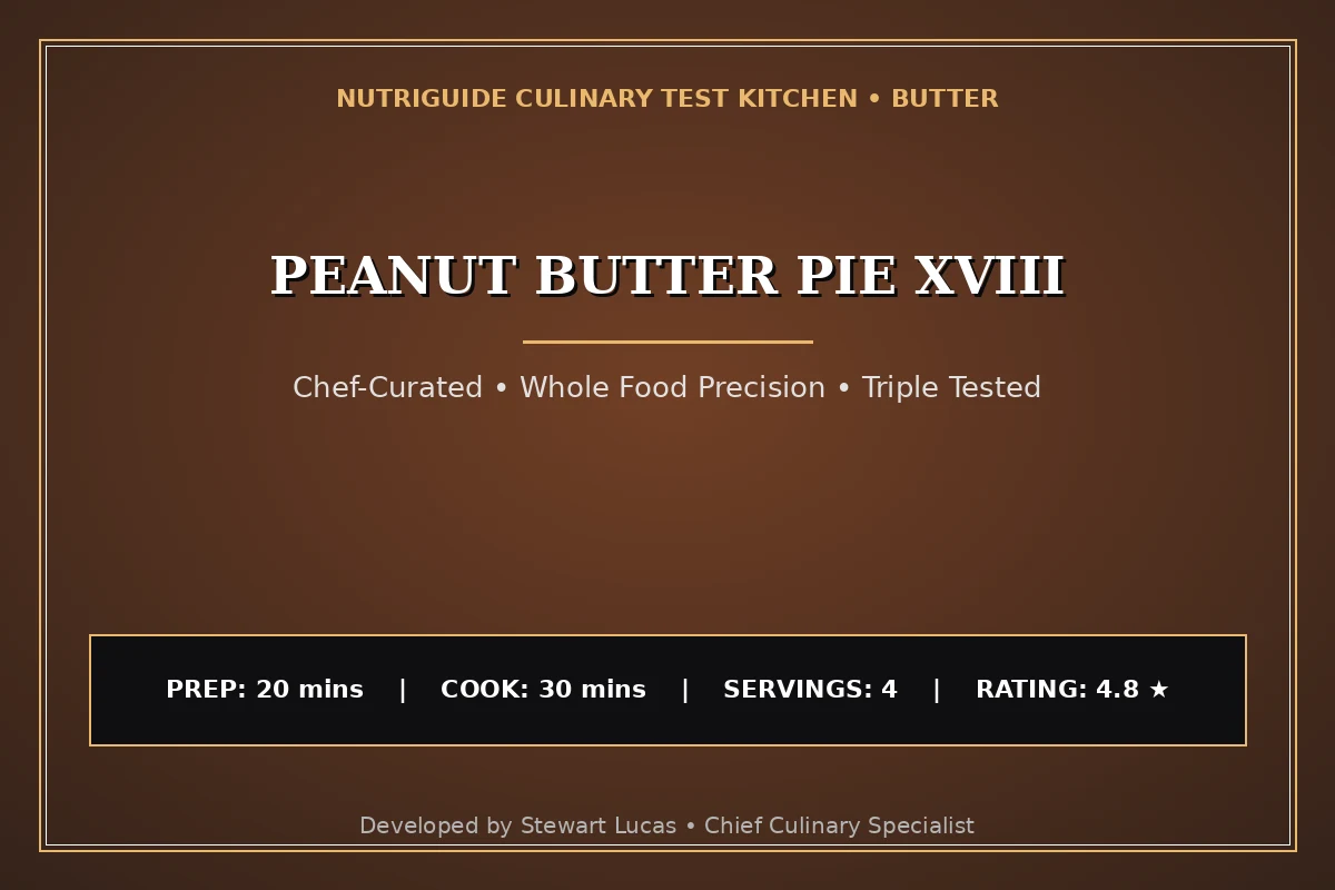 Peanut Butter Pie Xviii