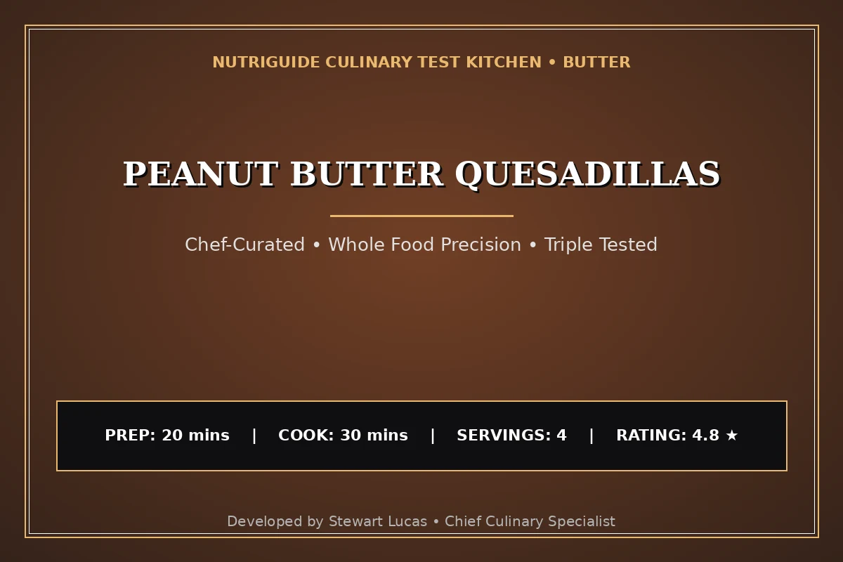 Peanut Butter Quesadillas