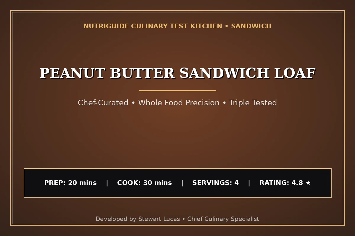 Peanut Butter Sandwich Loaf