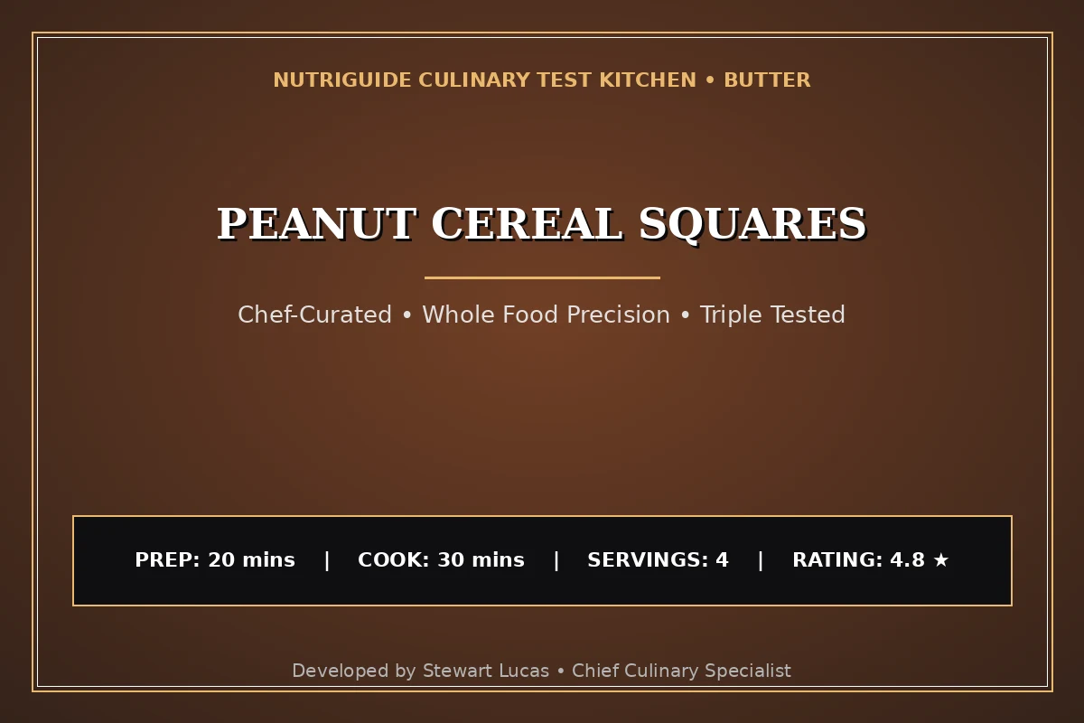 Peanut Cereal Squares