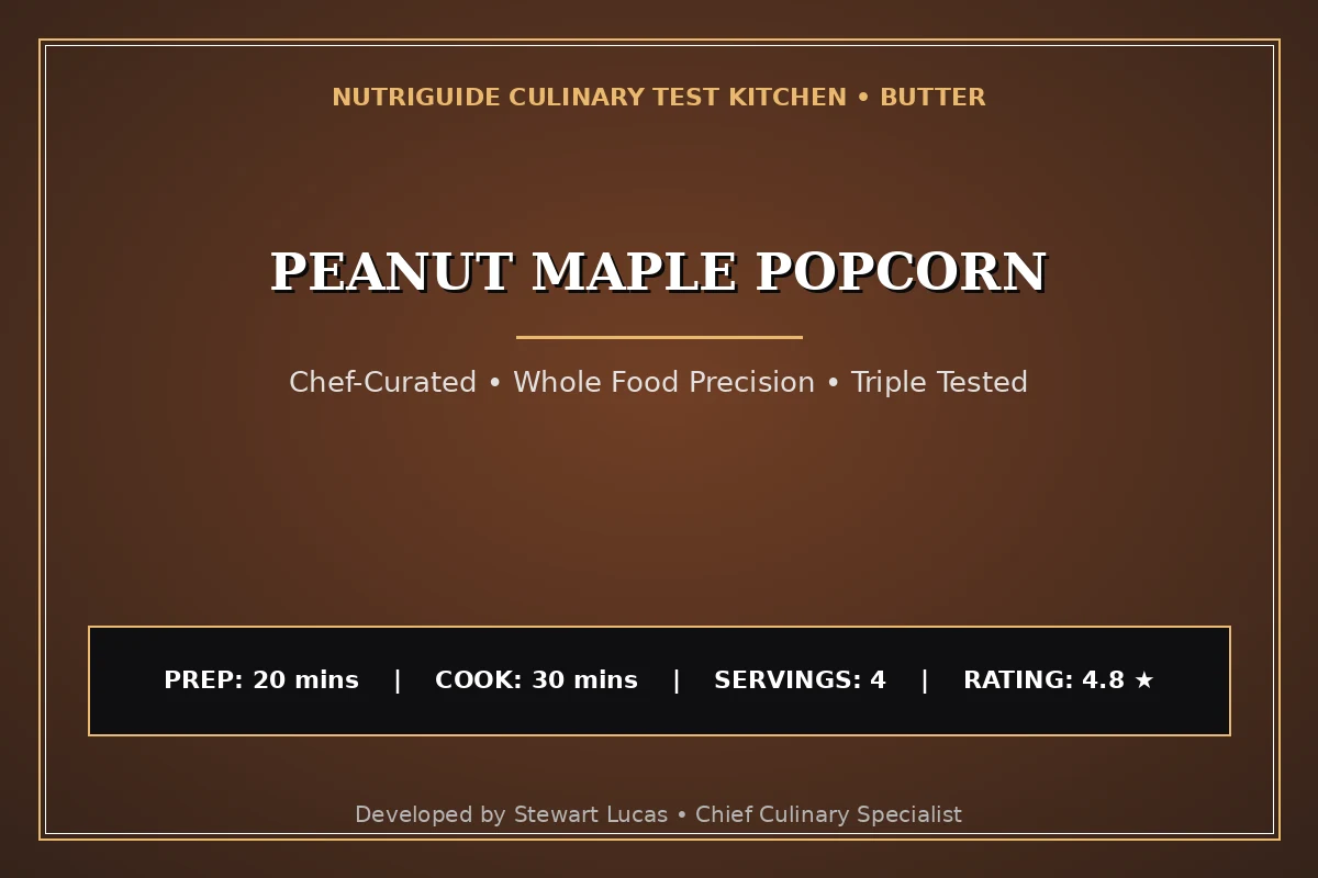 Peanut Maple Popcorn