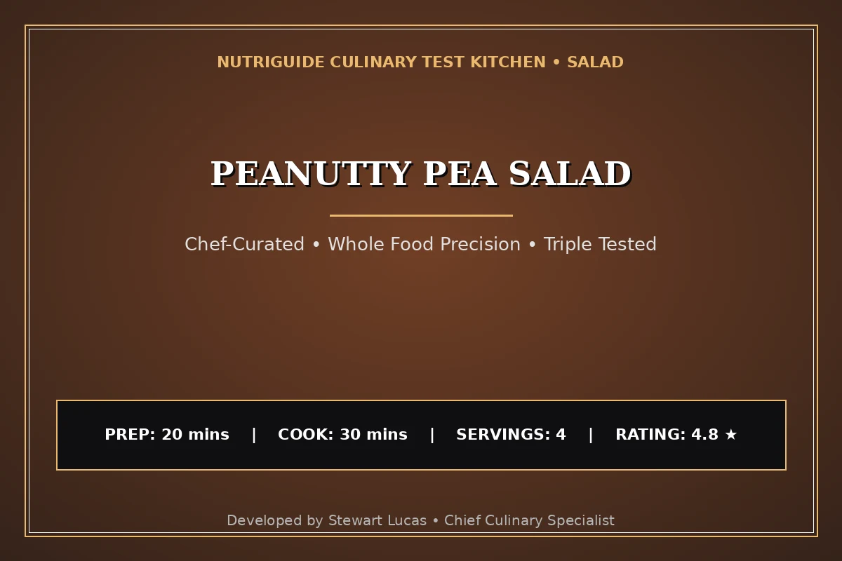 Peanutty Pea Salad