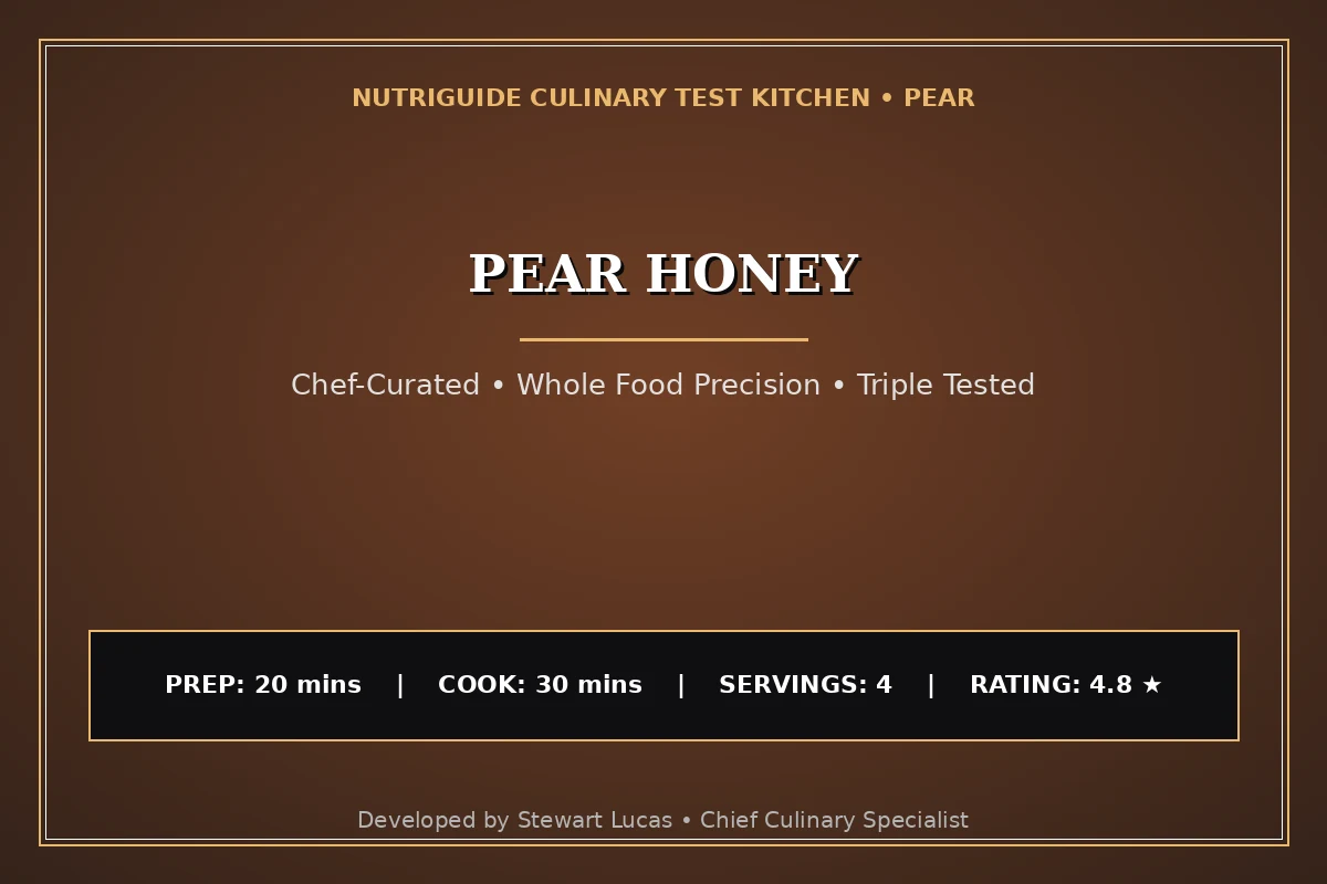 Pear Honey