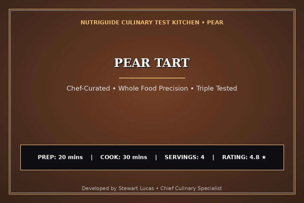 Pear Tart
