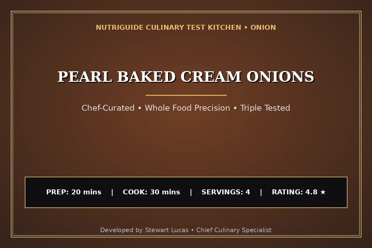 Pearl Baked Cream Onions