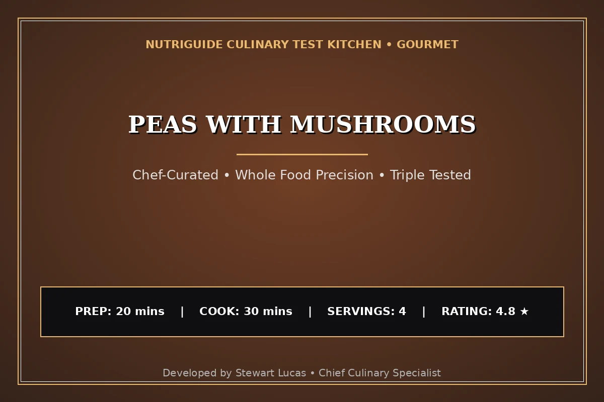 Peas With Mushrooms