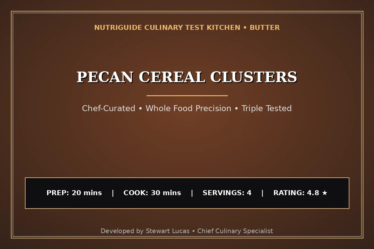 Pecan Cereal Clusters