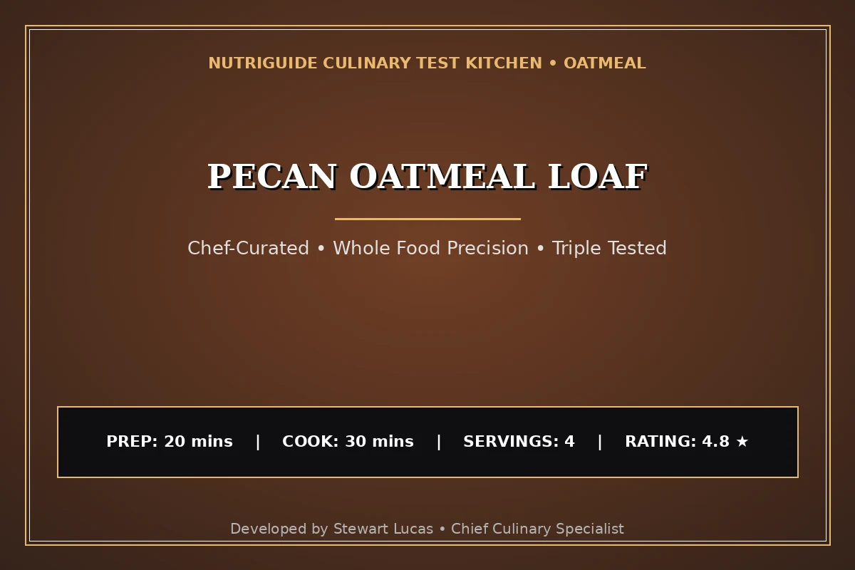 Pecan Oatmeal Loaf