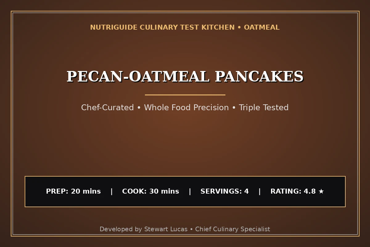 Pecan-Oatmeal Pancakes