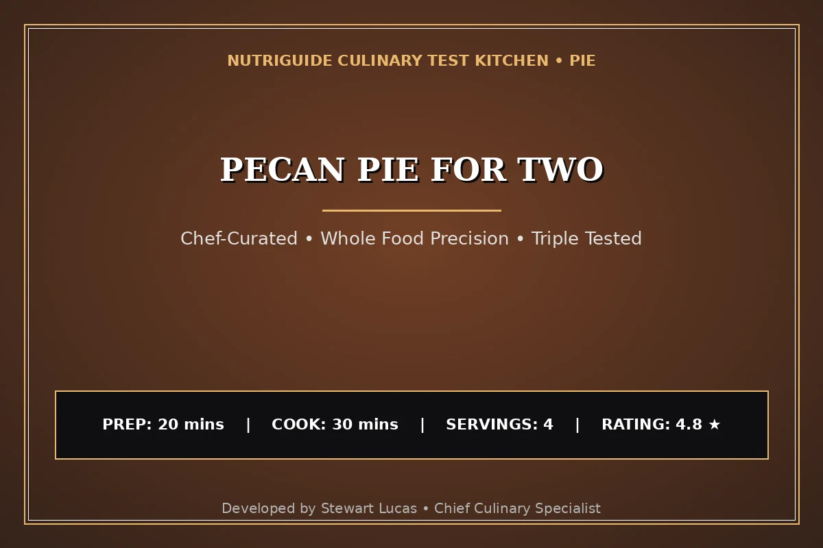 Pecan Pie For Two